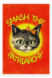 Wall print Smash The Patriarchy - Jonas Loose