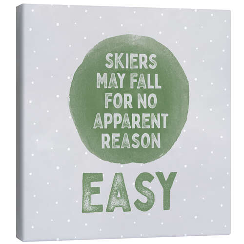 Obraz na płótnie Easy Skiers