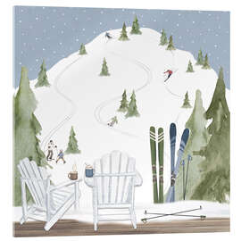 Acrylic print Winter Mountain Getaway II - Lisa Audit