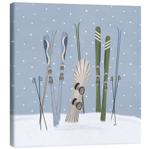 Canvas print Winter Mountain Getaway I