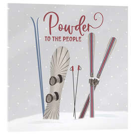 Acrylglasbild Powder To The People - Lisa Audit