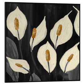 Stampa su vetro acrilico White Calla Lilies