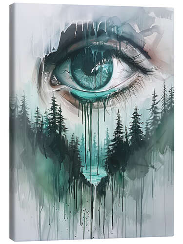 Obraz na płótnie Tears Forest