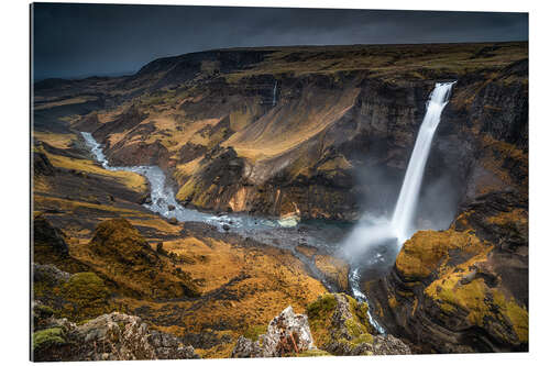 Gallery Print Haifoss Wasserfall auf Island