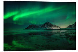 Akrylglastavla Northern Lights over Norway