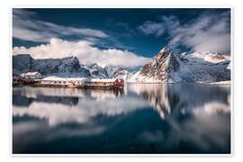 Wall print Norway in winter - Dennis Fischer