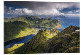 Acrylic print Panoramic view of the Lofoten - Dennis Fischer