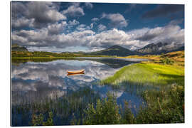 Gallery Print Spiegelung im Wasser - Lofoten, Norwegen