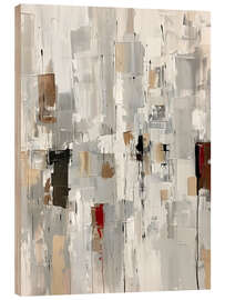Cuadro de madera Structure of the urban - Michael artefacti