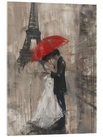 Obraz na szkle akrylowym Romance in Paris - Michael artefacti