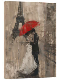 Trätavla Romance in Paris - Michael artefacti