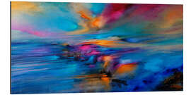 Alubild Die Sonne und der Wind - Abstrahierte Landschaft - Annette Schmucker