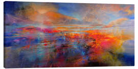 Lienzo Summer Dream - Sun pours over the land - Annette Schmucker