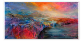 Poster New beginning - Weite Küstenlandschaft - Annette Schmucker