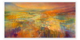 Obraz Never ending sunny days - Panorama - Annette Schmucker