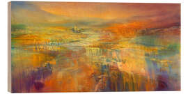 Holzbild Never ending sunny days - Panorama - Annette Schmucker