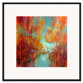 Gerahmter Kunstdruck Herbstfreuden