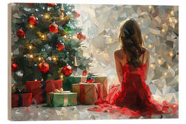 Print på træ Waiting for a Miracle - Maria Tuzhilkina