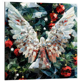 Aluminium print Christmas angel