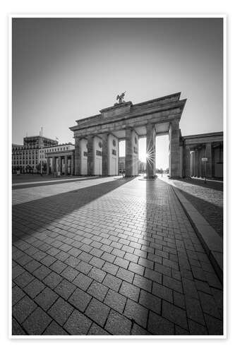 Poster Brandenburg Gate