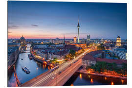 Gallery Print Berlin bei Nacht