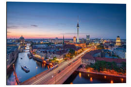 Magnettafel Berlin bei Nacht