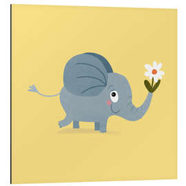 Obraz na aluminium Sweet Elephant - Julia Reyelt