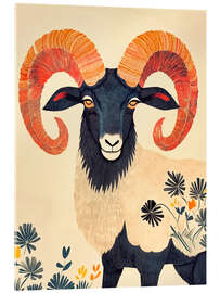 Acrylic print Boho Capricorn
