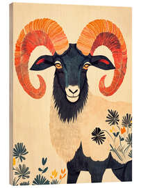 Trätavla Boho Capricorn - Frank Daske