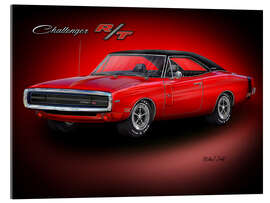 Acrylglasbild 1870 Dodge Challenger RT - Michael Fishel