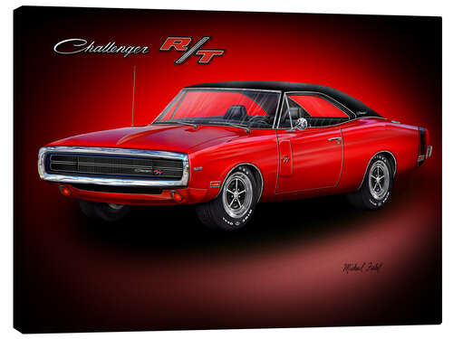 Lerretsbilde 1870 Dodge Challenger RT