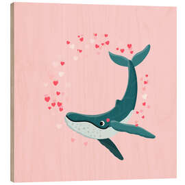 Tableau en bois You are great, pink - Julia Reyelt