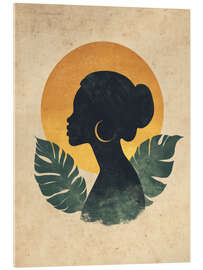 Acrylic print African beauty