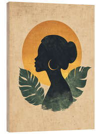 Tableau en bois African beauty