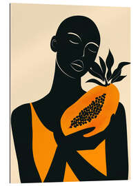 Cuadro de plexi-alu Beauty with papaya