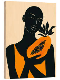 Puutaulu Beauty with papaya