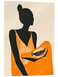 Acrylglas print Papaya Girl