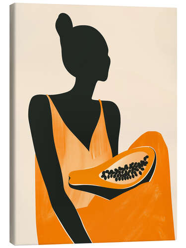 Canvas print Papaya Girl