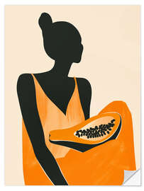 Wall sticker Papaya Girl