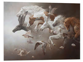 Quadro em PVC Cavalos de Netuno - Johnny Palacios