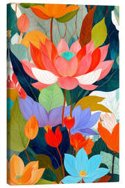 Tableau sur toile The Velvet Garden - 83 Oranges