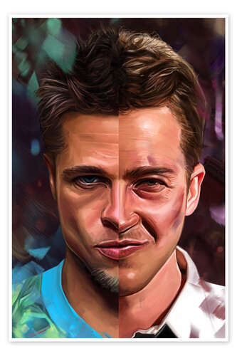 Póster Tyler Durden, The Narrator
