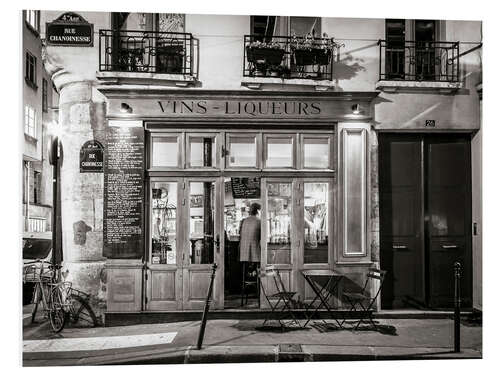 PVC print Small bar in Paris