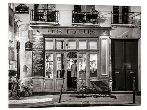Stampa su plexi-alluminio Piccolo bar a Parigi