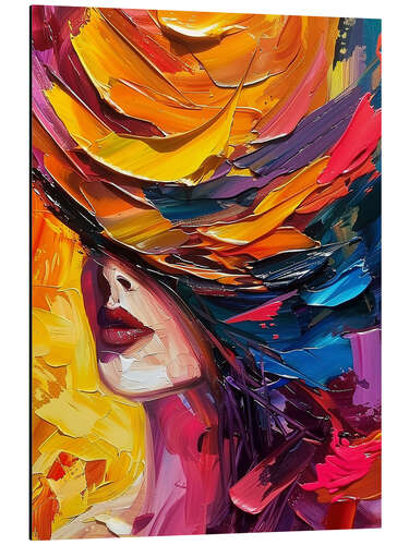 Aluminium print Intoxication of colours