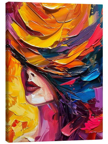 Canvas print Intoxication of colours