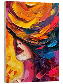 Cuadro de madera Intoxication of colours - Michael artefacti