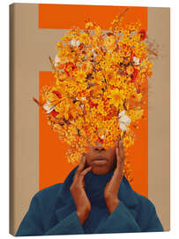Canvastavla Blooming for You again and again - Frank Moth
