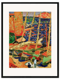 Impression artistique encadrée Le port de Collioure, 1905