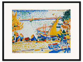 Gerahmter Kunstdruck Hafen von Collioure, 1905
